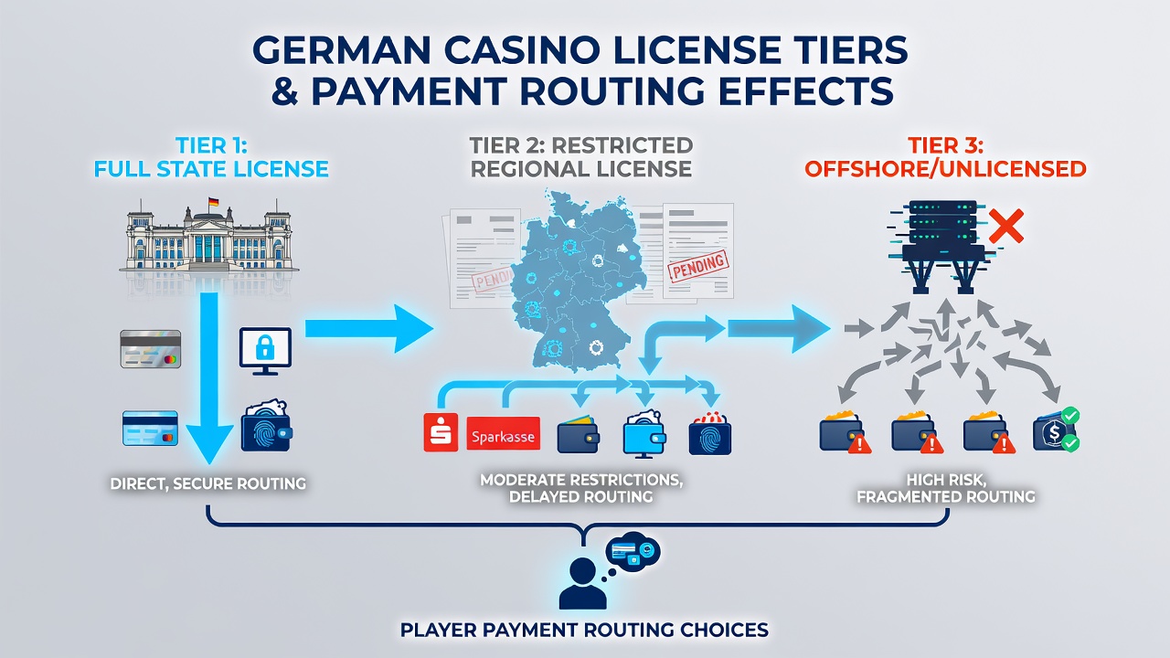 Übersicht über deutsche Casino-Lizenzstufen und Zahlungswege