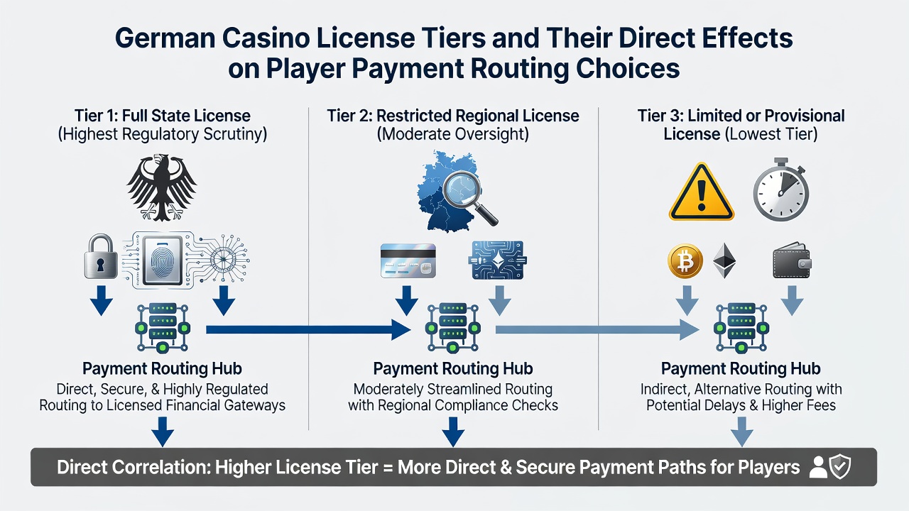Vergleich der Zahlungsroutings in deutschen Casinos mit unterschiedlichen Lizenzen