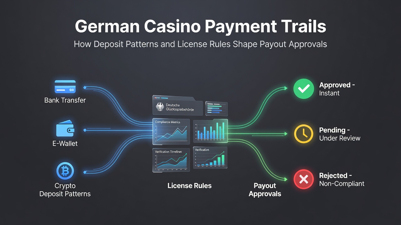 Zahlungsströme in regulierten deutschen Casinos mit Einzahlungs- und Auszahlungsmustern